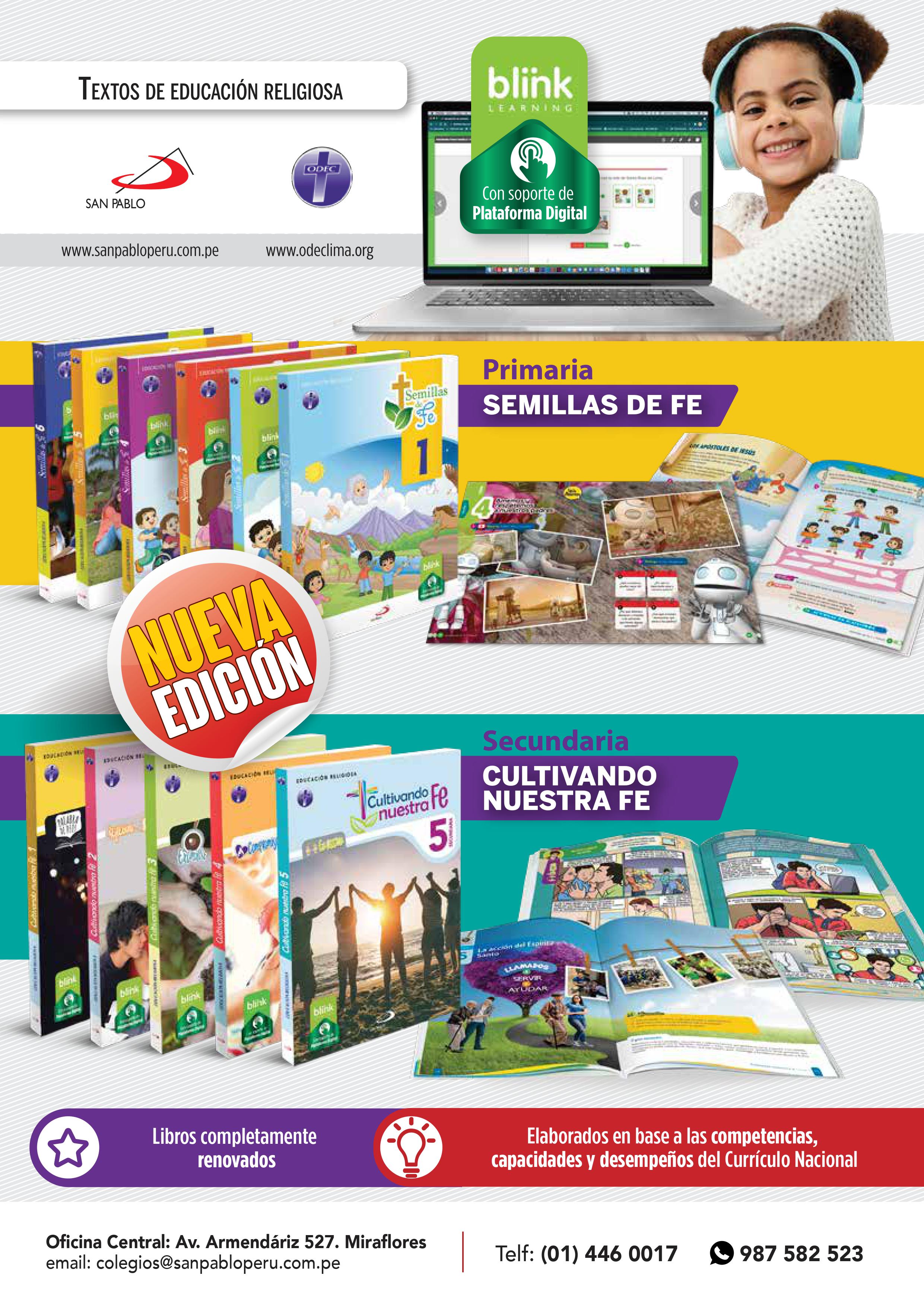 Catálogo de Educación Religiosa 2022 ODEC -SAN PABLO