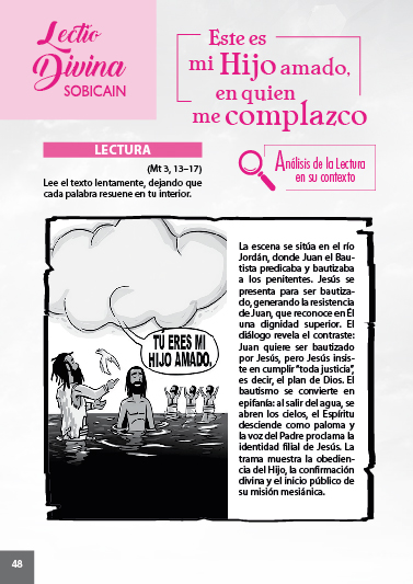 Lectio Divina: Este es mi Hijo amado, en quien me complazco