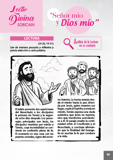 Lectio Divina: Señor mío y Dios mío