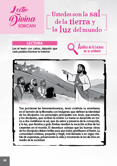 Lectio Divina: Ustedes son la sal de la tierra y la luz del mundo