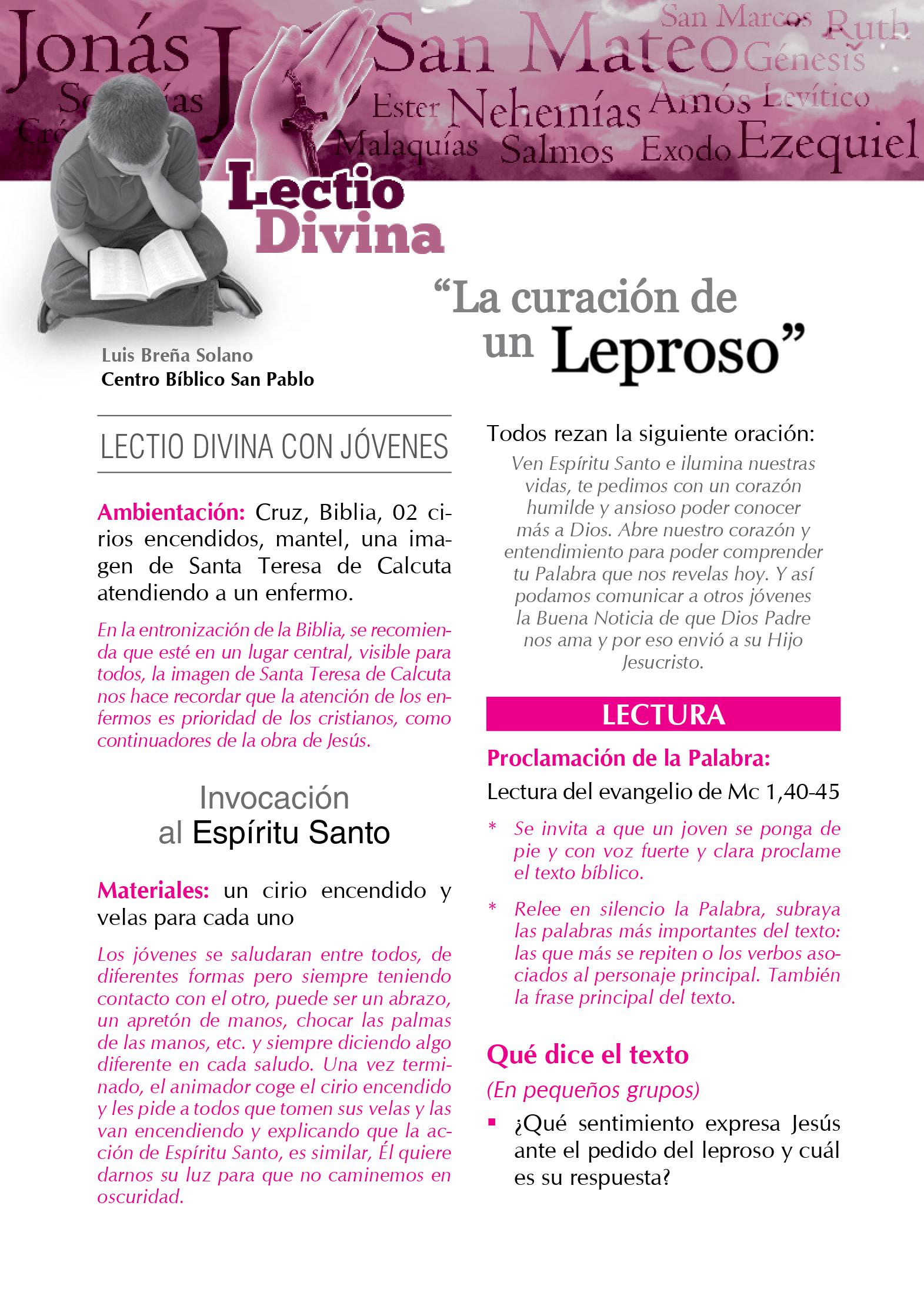 Lectio Divina Virtual 11/02/2024