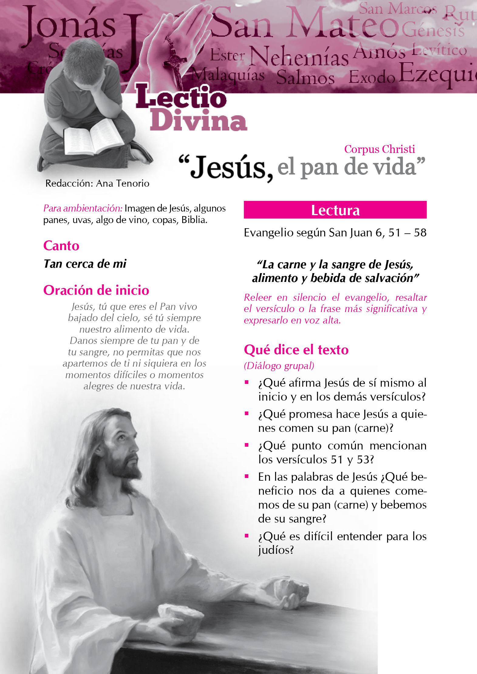 Lectio Divina Virtual 11/06/2023