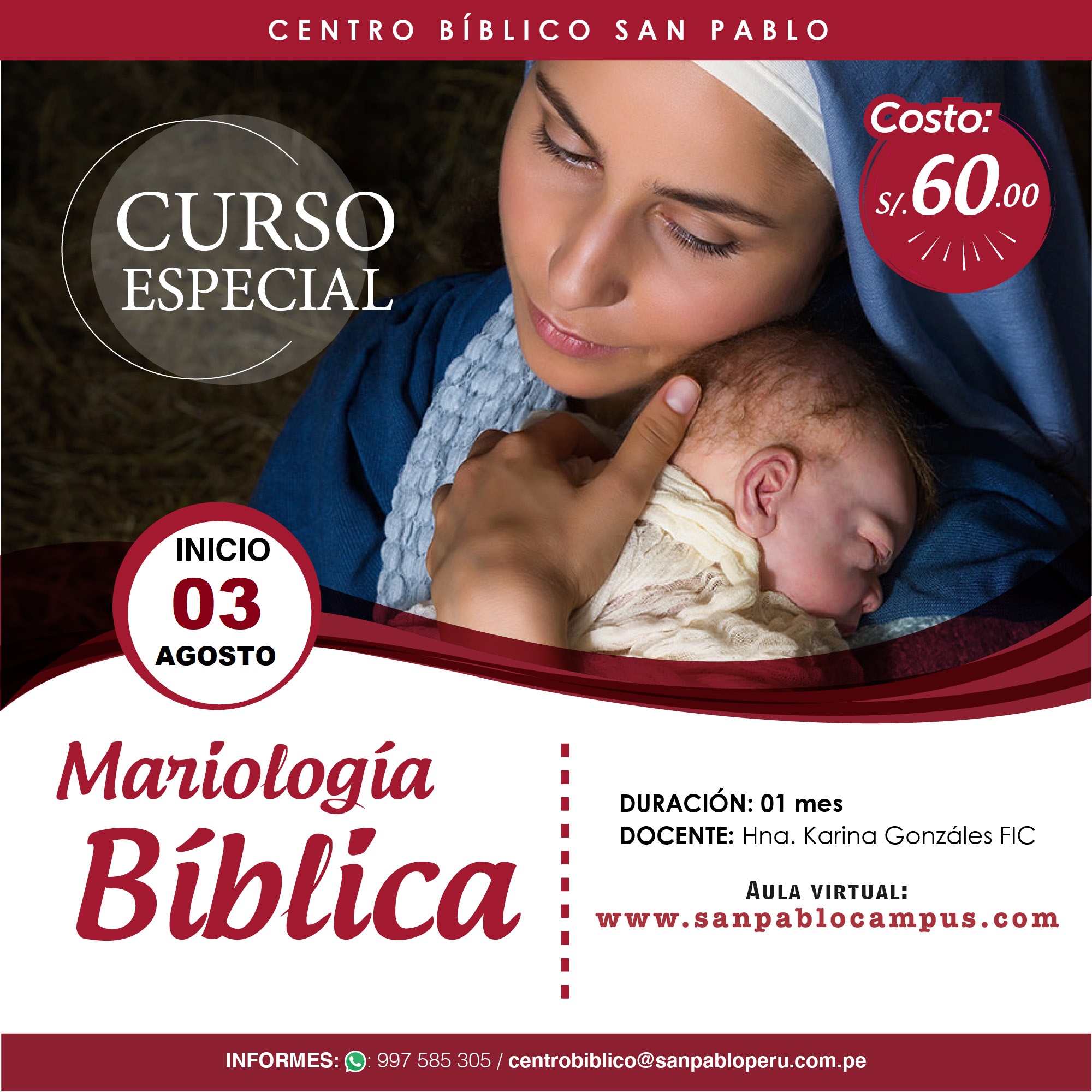 Curso Virtual Especial: “Mariología Bíblica”