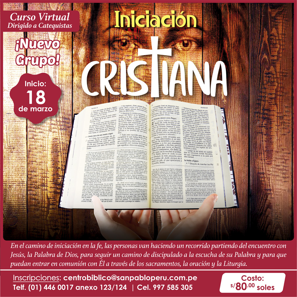 Curso Virtual "Iniciación Cristiana"