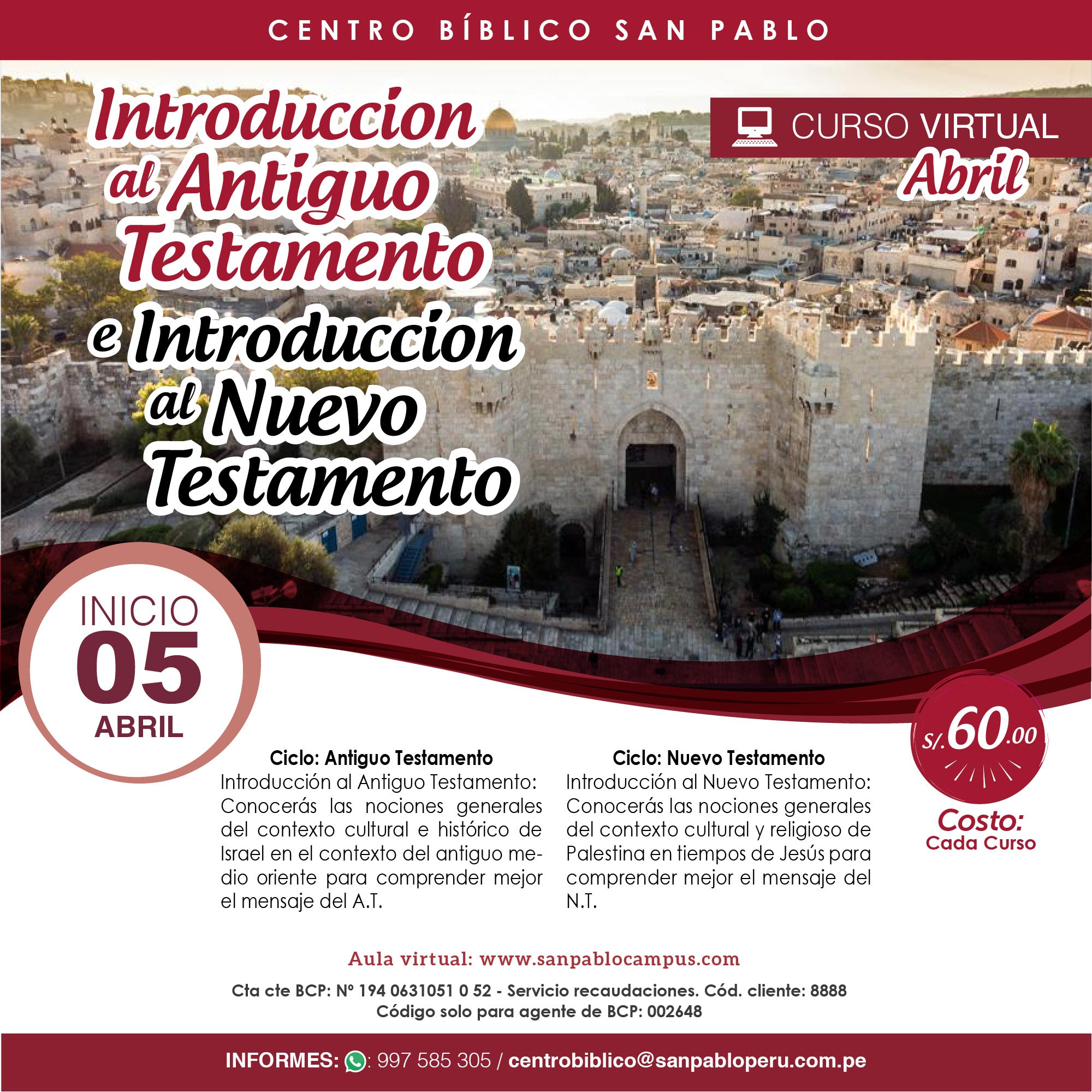 Introducción al Antiguo y Nuevo Testamento