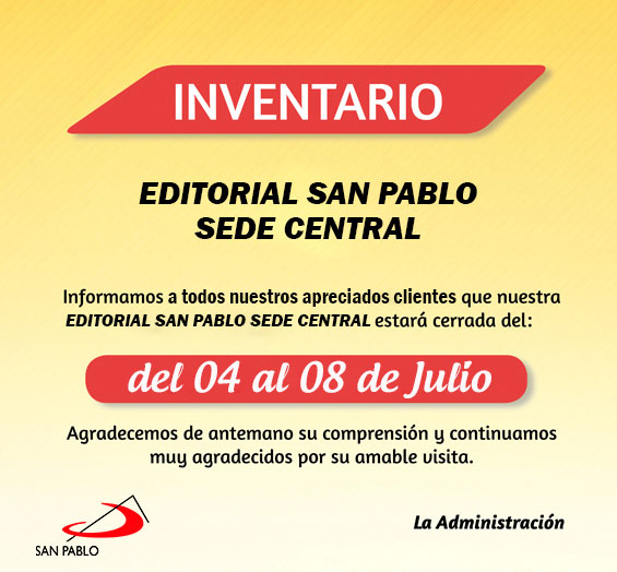 Inventario Editorial San Pablo Sede Central