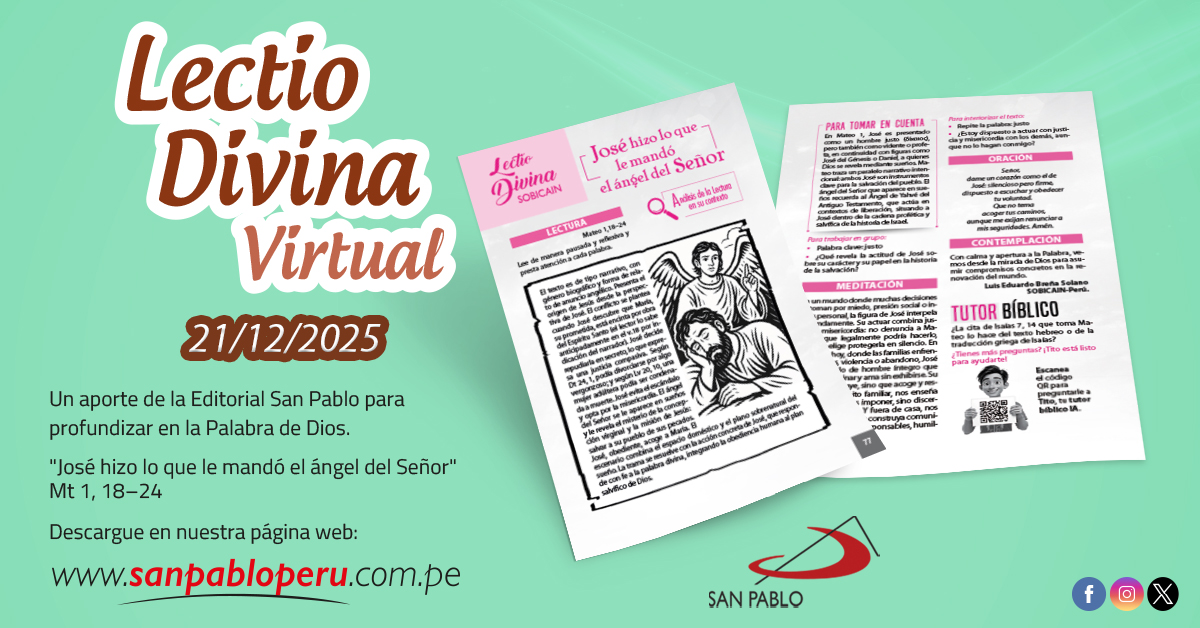 Lectio Divina: José hizo lo que le mandó el ángel del Señor