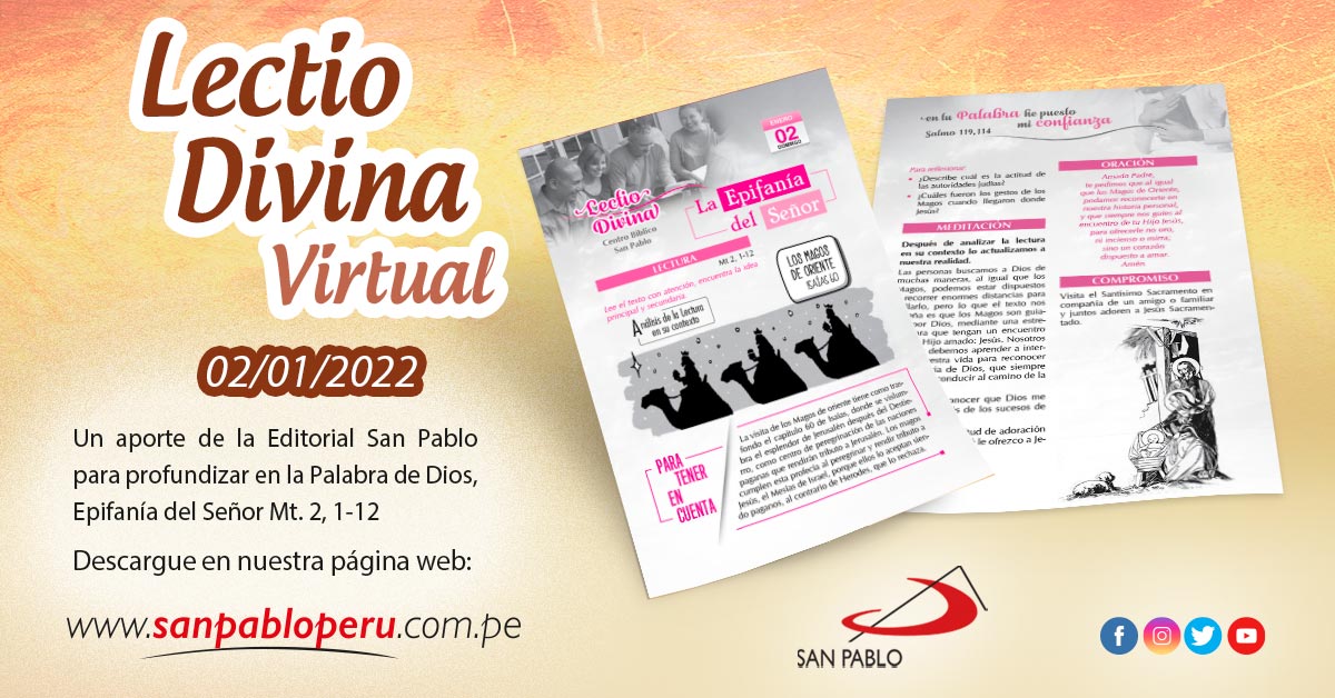 Lectio Divina Virtual 02/01/2022