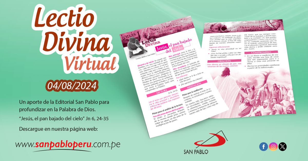 Lectio Divina Virtual 04/08/2024