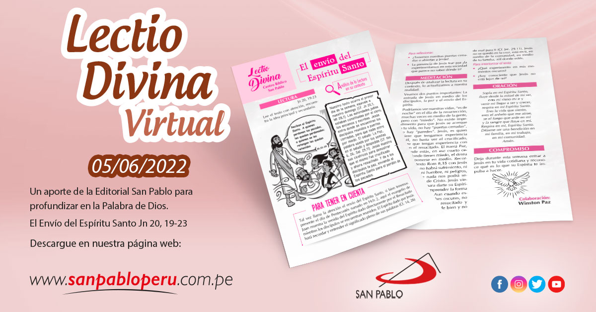 Lectio Divina Virtual 05/06/2022