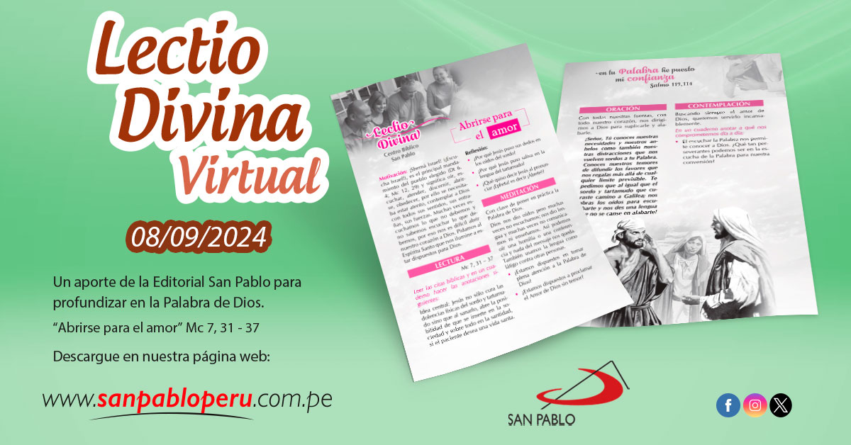 Lectio Divina Virtual 08/09/2024